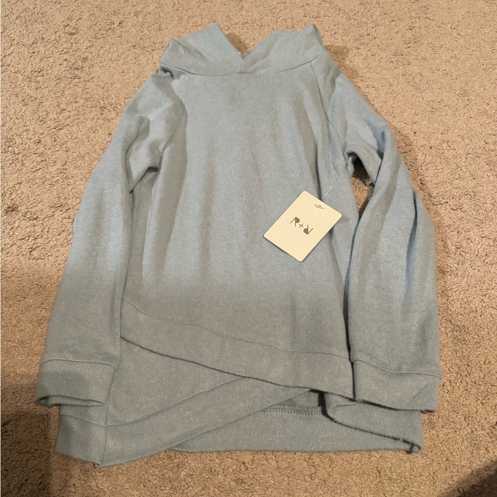 NWT girls sweater with hood